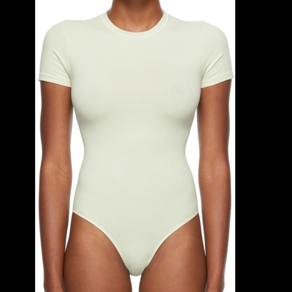 Skims Off White Body Suit